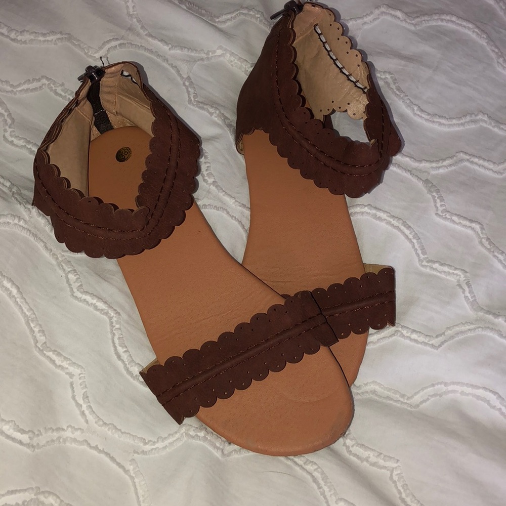 Brown sandals